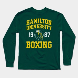 Hamilton University Boxing Long Sleeve T-Shirt